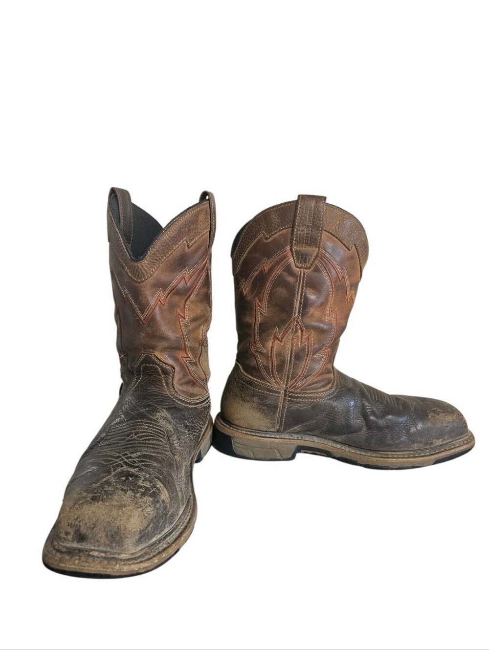 Irish Setter  Brown Leather Work Boots Men 11.5 Steel Toe 83970 Outdoor